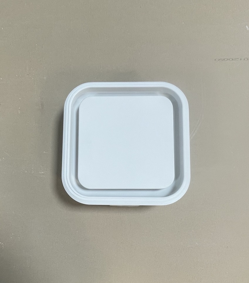 Диффузор под покраску скрытого монтажа SECRET SOFT FRAME 100/90 с приточно-вытяжным вентилятором