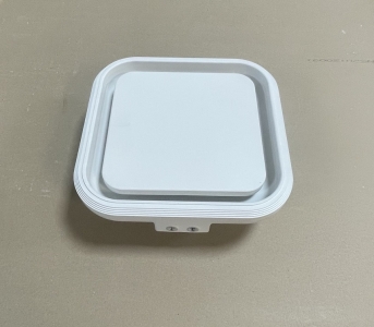 Диффузор под покраску скрытого монтажа SECRET SOFT FRAME 125/150 с приточно-вытяжным вентилятором